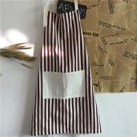 北欧风棉麻围裙厨房做饭家用烧菜清洁护衣男女做饭纯棉围腰工作服