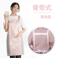 围裙女家用防水厨房时尚防油背心式围兜大人罩衣做饭用无袖可擦手