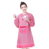 韩版围裙长袖防水厨房成人罩衣反穿带袖防油防水长袖围裙有袖围裙