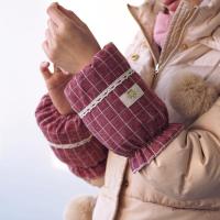 纯棉布小袖套女 短款秋冬季韩版可爱成人办公日用防污套袖护袖头