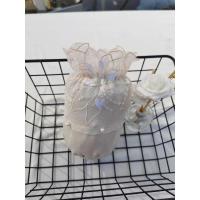 两双装2019秋冬季新款女士双层蕾丝五颗珍珠韩版短款防脏护衣袖套