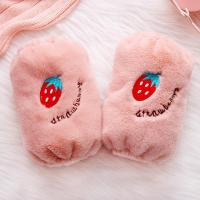 可爱短款袖套女冬护袖秋冬ins潮冬天羽绒服韩版兔耳朵罗口束口