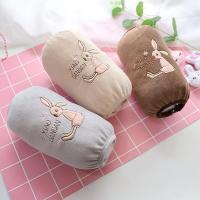 0-5岁秋冬可爱卡通刺绣绒布短款长款袖套儿童男女小宝宝套袖防污