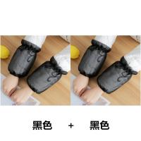 冬季女士防污护衣蕾丝优雅双层欧根纱短款刺绣韩版袖套