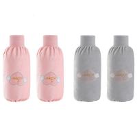 袖套女冬工作长款秋冬套袖时尚个性手袖可爱防脏护袖男袖头冬天短