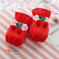 新年儿童衣服袖套男女宝宝护袖套袖头喜庆红色婴幼儿可爱防水冬秋