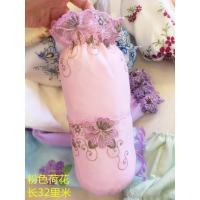 白色袖套女秋冬长款蕾丝护袖学生办公防污袖头袖筒双层绣花袖笼套