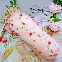 2019秋冬新款 成人女士学生 双层欧根纱长款防脏军绿墨绿色袖套