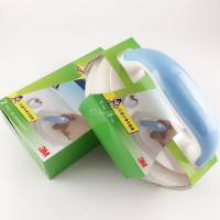 3M卫浴百洁刷浴缸浴室清洁刷可抛替换刷头清洁刷1柄4刷头