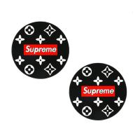 2个装 潮牌汽车水杯垫车用杯防尘防滑软胶垫个性车内装饰品用品