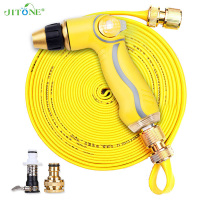 高压洗车水套装家居清洁刷车工具全铜喷头水带洗车水管软管