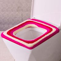 冬季加厚长方形马桶垫坐垫家用正方型坐便套器垫加绒大号通用欧式