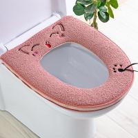 马桶垫坐垫毛绒冬季家用坐便套秋冬可爱防水拉链款通用坐便器垫圈