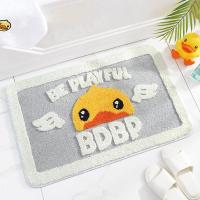 正版小鸭浴室防滑垫厕所口地毯垫进吸水地垫子卫生间地垫