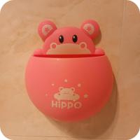 卫生间梳子架壁挂免打孔放梳子的收纳筒盒浴室桌面牙膏牙刷置物架