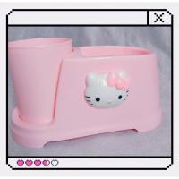 爱上刷牙 hellokitty单人牙刷洗面奶置物架 双人情侣亲子牙刷杯架