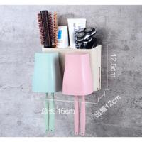 新疆百货哥漱口杯洗漱杯牙刷架收纳牙刷置物杯架挤牙膏器洗漱套装
