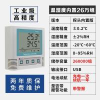 温湿度记录仪高精度gsp工业用药店实验大棚温湿度计 自动记录仪