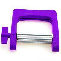 美发挤染发膏器金属理发店挤压工具型钥匙不锈钢挤牙膏器小巧