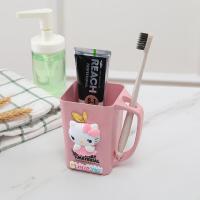 卡通可爱漱口杯Kitty机器猫创意ins洗漱牙杯刷牙牙刷儿童涑口牙缸