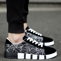 艾乐梵休闲鞋 男韩版潮流平板鞋男鞋夏季小白鞋子男懒人鞋老北京布鞋男士休闲鞋男学生透气网鞋男