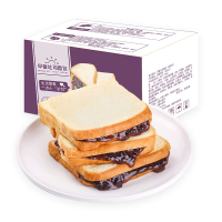 香当当紫米吐司面包500g 早餐糕点蛋糕网红零食小吃休闲食品充饥夜宵
