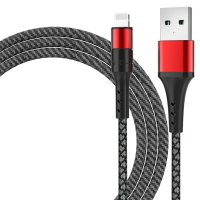 苹果数据线1.2 快充金属编织手机充电器线 支持iPhoneXS/max/XR/X/8P/iPad