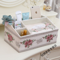 上新多功能纸巾盒客厅遥控器收纳盒抽纸盒家用餐巾纸盒桌面茶几纸抽盒新