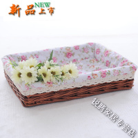 上新上新柳编收纳筐 水果展示编筐面包柳编筐超市收纳篮客厅果盘收纳篮零食陈列筐新