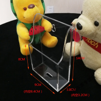 上新遥控器收纳盒亚克力收纳盒挂墙手机收纳盒置物架壁挂盒挂壁收纳盒新