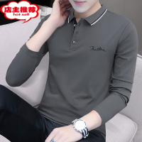 SHANCHAO奥戴尔男士polo衫长袖t恤男打底衫翻领体恤商务男衣服