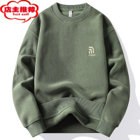 SHANCHAO加绒卫衣男潮流加厚奥粒绒保暖上衣保暖男装休闲双面绒打底衫