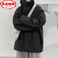 SHANCHAO外套男士新款2023连帽高级感冬天夹克休闲衣服潮