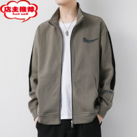 SHANCHAO男士外套2023新款外穿男装潮牌运动立领夹克男生上衣服秋装
