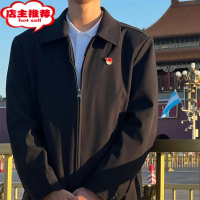 SHANCHAO厅里厅气行政夹克男年轻公务员cleanfit外套男款成熟稳重男装