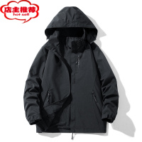 SHANCHAO秋新款男女户外进藏登山服外套可拆卸帽子防风防水夹克外套