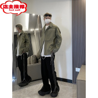 SHANCHAO巴洛克外套男款美式高街潮牌痞帅cleanfit工装夹克设计感小众