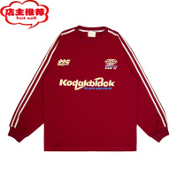 SHANCHAO[早安同款]KODBLACK美式复古赛车卫衣外套男设计感足球情侣上衣