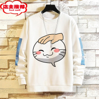 SHANCHAO摸头卫衣男秋季新款火影忍者决斗场长袖t恤潮圆领上衣服打底衫冬