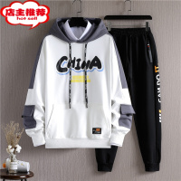 SHANCHAO13岁青少年连帽卫衣男14中学生套装15男孩上衣服17高中生外套秋装