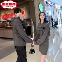 SHANCHAO2023新款情侣装卫衣外套法式连衣裙学院风一裙一衣