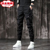 SHANCHAO美式高端工装裤子男春季新款机能城市户外运动裤多口袋束脚休闲裤
