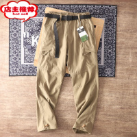 SHANCHAO有大码!男士户外牛货配腰带轻盈透气防泼水多口袋工装直筒休闲裤