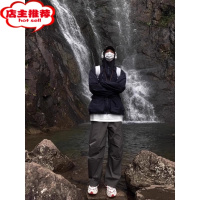 SHANCHAO户外旅行穿搭登山裤子男款夏季速干美式降落兵伞裤徒步工装冲锋裤