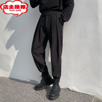 SHANCHAO马术廓尔格西裤痞帅高级感马丁靴裤子搭配男加绒束脚魔术贴沾沾裤