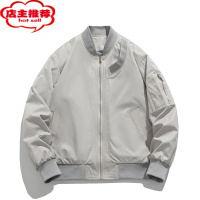 SHANCHAO新款美式高街飞行夹克男潮牌流棒球服外套加棉加厚情侣工装