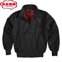 SHANCHAO2023哈灵顿宽松oversize飞行员夹克翻领美式工装古着薄外套男