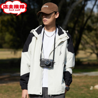 SHANCHAO2023新款情侣户外男防风防水外套女机能风川藏旅游夹克