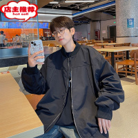 SHANCHAOma1飞行员cleanfit夹克男美式oversize潮牌上衣潮流宽松外套