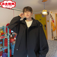 SHANCHAO连帽外套男痞帅户外高街防风防水潮牌宽松登山服夹克